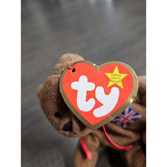 TY Teenie Beanie Baby Britannia The Bear McDonald’s 1993 Rare! - Picture 3 of 5